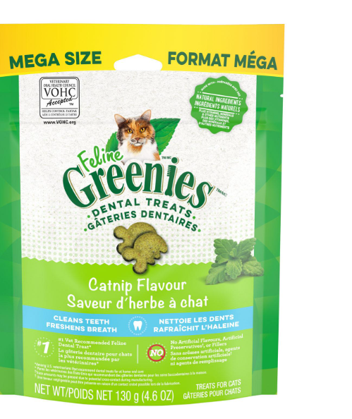 🐱 Brand New: Greenies Catnip Flavor Dental Cat Treats!