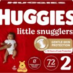 NEW Huggies Little Snugglers Disposable Baby Diapers – Size 2 (72 ct Giga Pack)