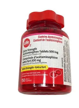 NEW Life Brand Extra Strength Acetaminophen 500mg – 150 Tablets
