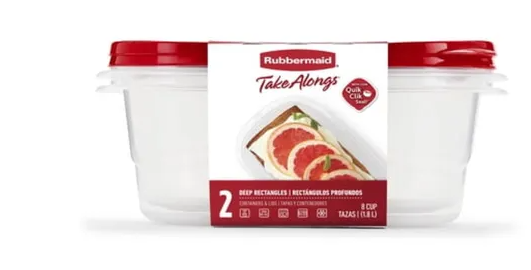 Brand New Rubbermaid TakeAlongs Rectangular Food Storage Container