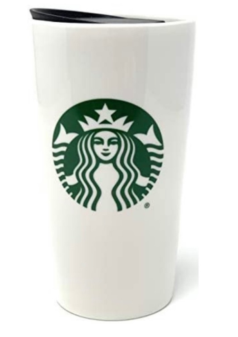 ☕ Brand New Starbucks 12 oz Ceramic Travel Mug