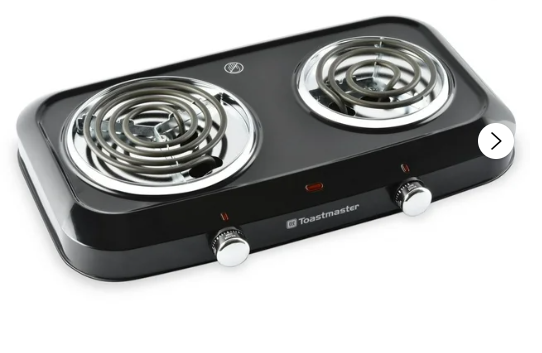 Toastmaster Double Coil Burner (Dual Countertop)