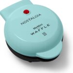 NEW (Open Box) Nostalgia MyMini Personal Electric Waffle Maker – Aqua