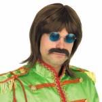 1960s Pop Costume Wig & Accessories Set