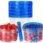 8-Pack 8oz Freezer Safe Food Storage Containers with Lids – BPA Free